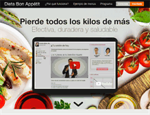 Tablet Screenshot of dietabonappetit.com